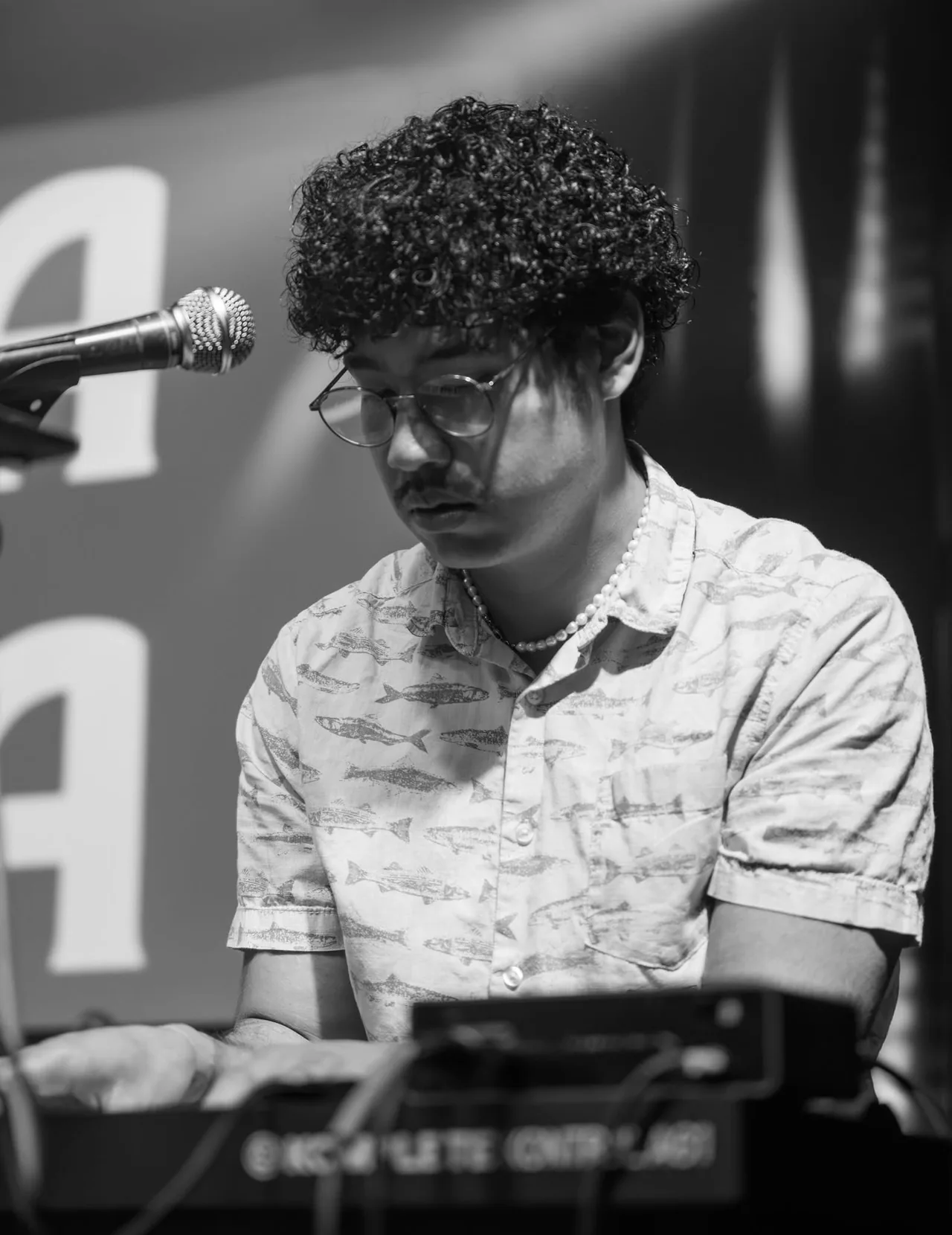 Palma Louca musician playing live on stage